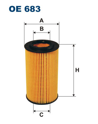 Oliefilter Filtron OE 683