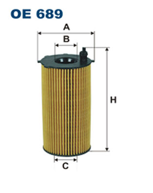 Oliefilter Filtron OE 689