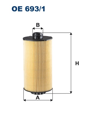 Oliefilter Filtron OE 693/1