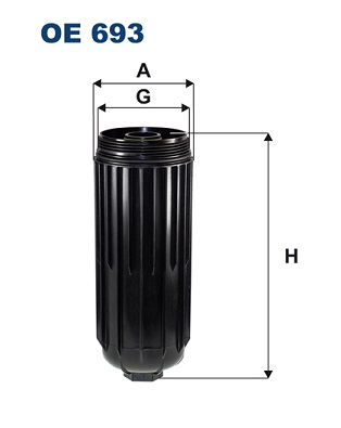 Oliefilter Filtron OE 693