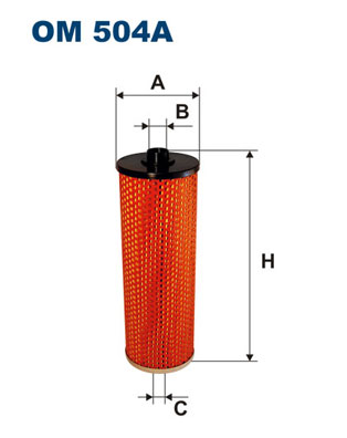 Oliefilter Filtron OM 504A