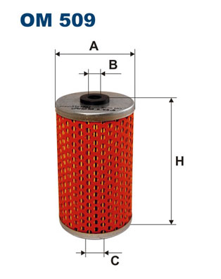 Oliefilter Filtron OM 509