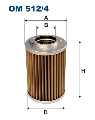 Filter/oliezeef automaatbak Filtron OM 512/4