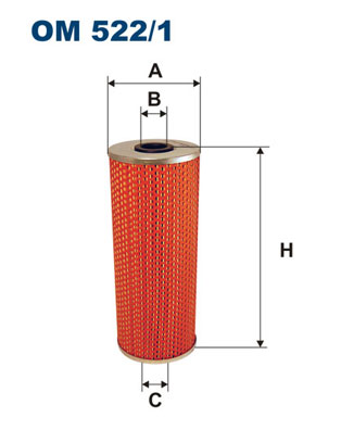 Oliefilter Filtron OM 522/1