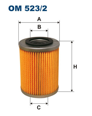 Oliefilter Filtron OM 523/2