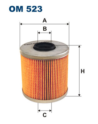 Oliefilter Filtron OM 523