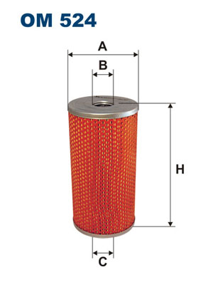 Oliefilter Filtron OM 524