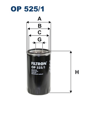 Oliefilter Filtron OP 525/1