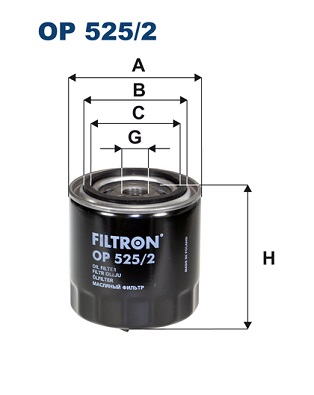 Oliefilter Filtron OP 525/2