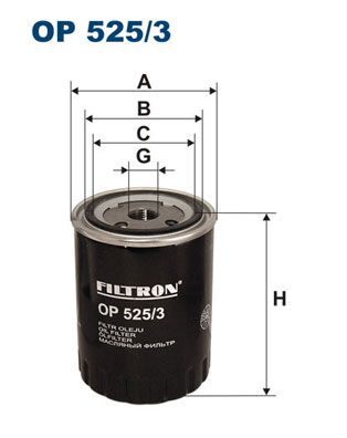 Oliefilter Filtron OP 525/3