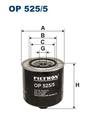 Oliefilter Filtron OP 525/5