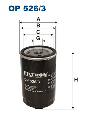 Oliefilter Filtron OP 526/3