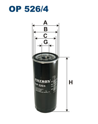 Oliefilter Filtron OP 526/4