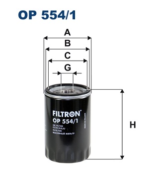 Oliefilter Filtron OP 554/1