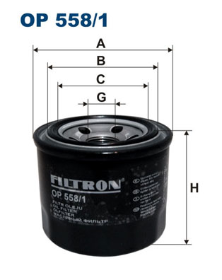 Oliefilter Filtron OP 558/1