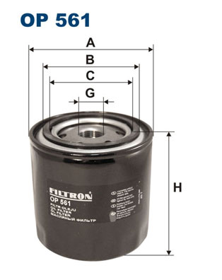 Oliefilter Filtron OP 561