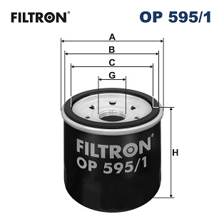 Oliefilter Filtron OP 595/1