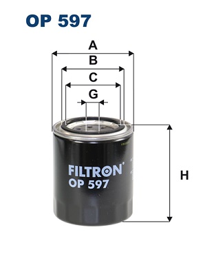 Oliefilter Filtron OP 597