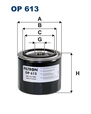 Oliefilter Filtron OP 613