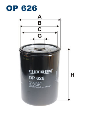 Oliefilter Filtron OP 626