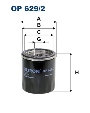 Oliefilter Filtron OP 629/2