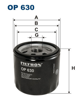 Oliefilter Filtron OP 630