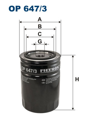 Filter/oliezeef automaatbak Filtron OP 647/3