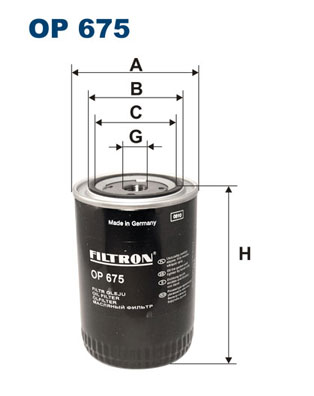 Oliefilter Filtron OP 675