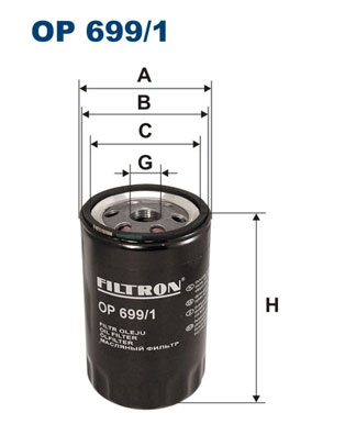 Oliefilter Filtron OP 699/1