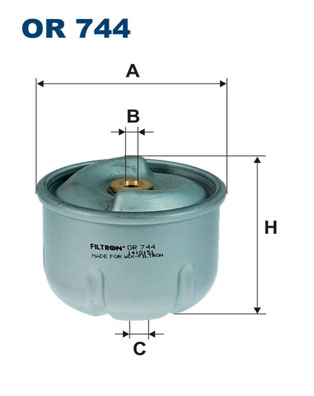 Oliefilter Filtron OR 744