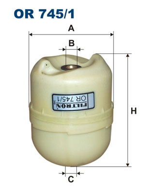 Oliefilter Filtron OR 745/1