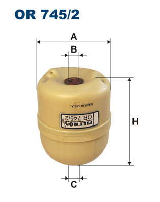 Oliefilter Filtron OR 745/2