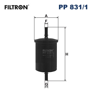 Brandstoffilter Filtron PP 831/1