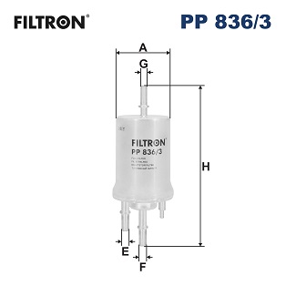 Brandstoffilter Filtron PP 836/3