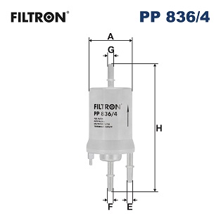 Brandstoffilter Filtron PP 836/4