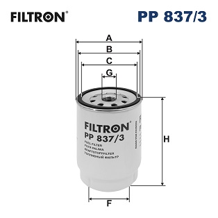 Brandstoffilter Filtron PP 837/3