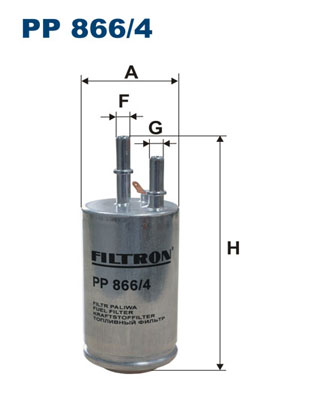 Brandstoffilter Filtron PP 866/4