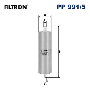 Brandstoffilter Filtron PP 991/5