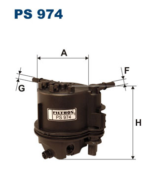 Brandstoffilter Filtron PS 974