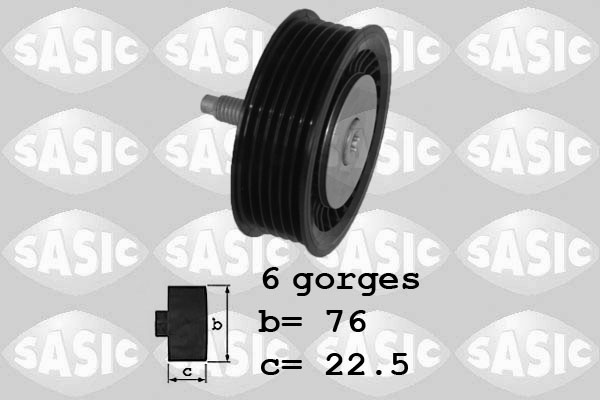 Geleiderol (poly) V-riem Sasic 1624058