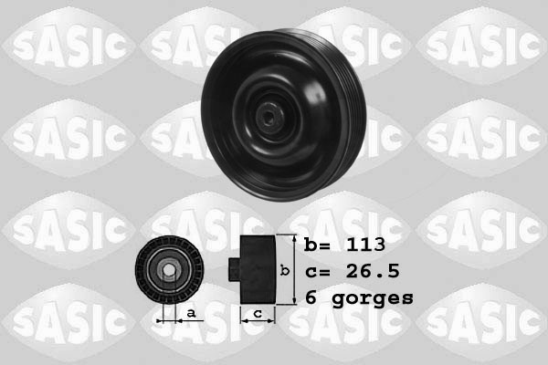 Geleiderol (poly) V-riem Sasic 1626121