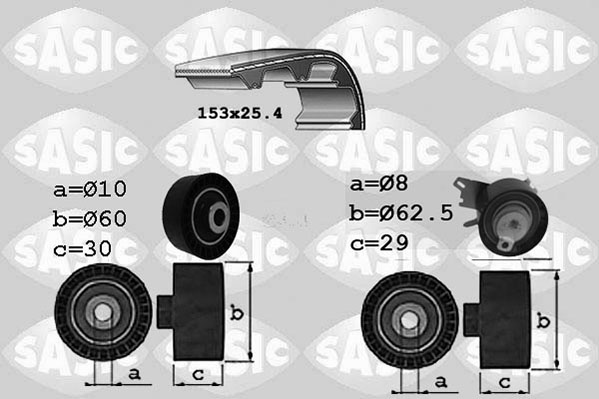 Distributieriem kit Sasic 1750028