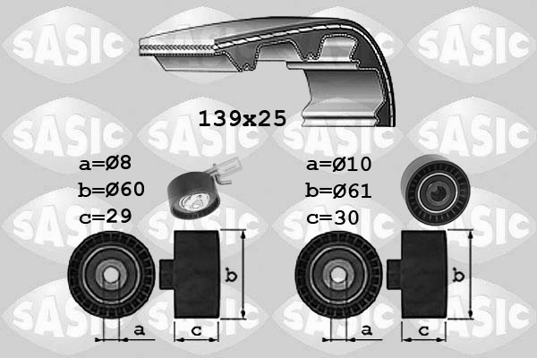 Distributieriem kit Sasic 1750038