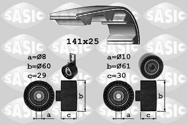 Distributieriem kit Sasic 1750043