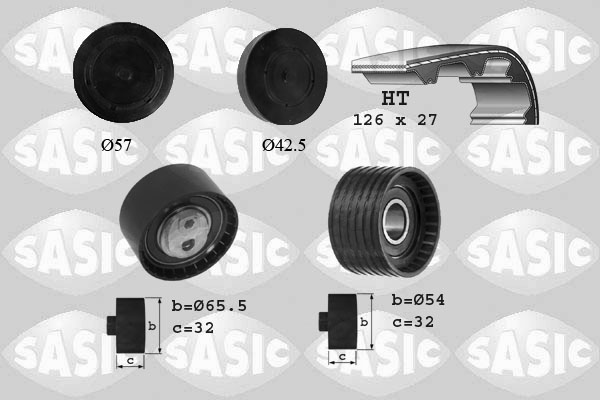 Distributieriem kit Sasic 1754001