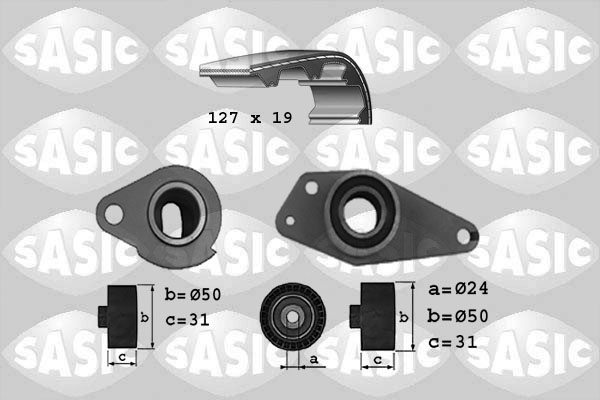 Distributieriem kit Sasic 1754016