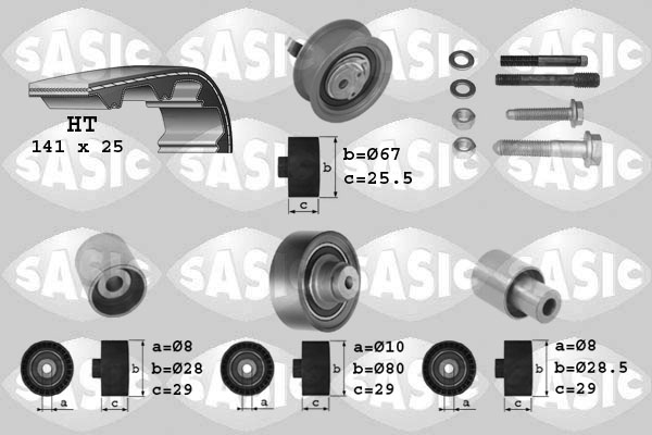 Distributieriem kit Sasic 1756002