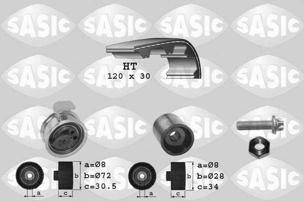 Distributieriem kit Sasic 1756013