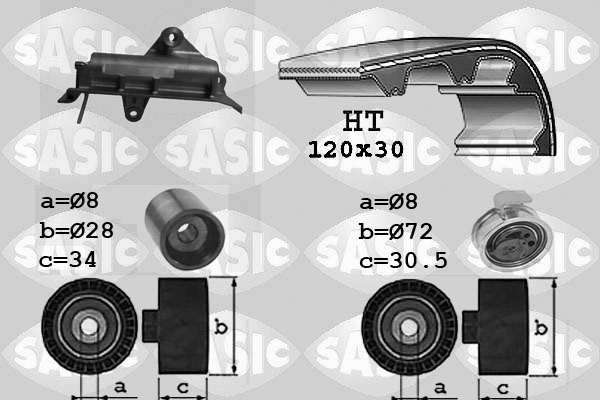 Distributieriem kit Sasic 1756020