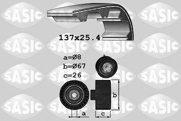 Distributieriem kit Sasic 1756037